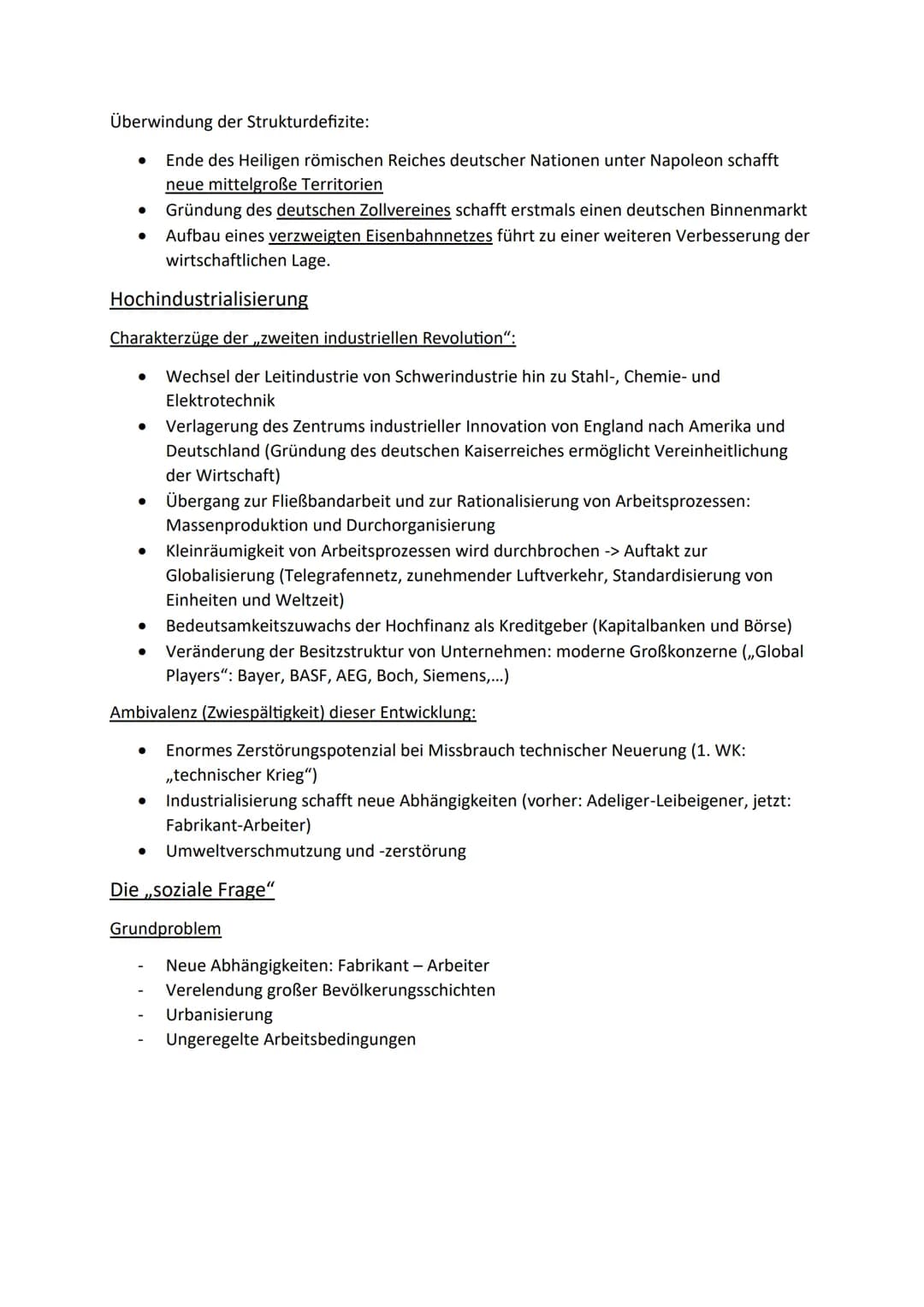 Begriffsbestimmung
ABI Zusammenfassung Geschichte
Revolution: plötzliche strukturelle Veränderung, oft durch gewaltsame Intervention
Nach de