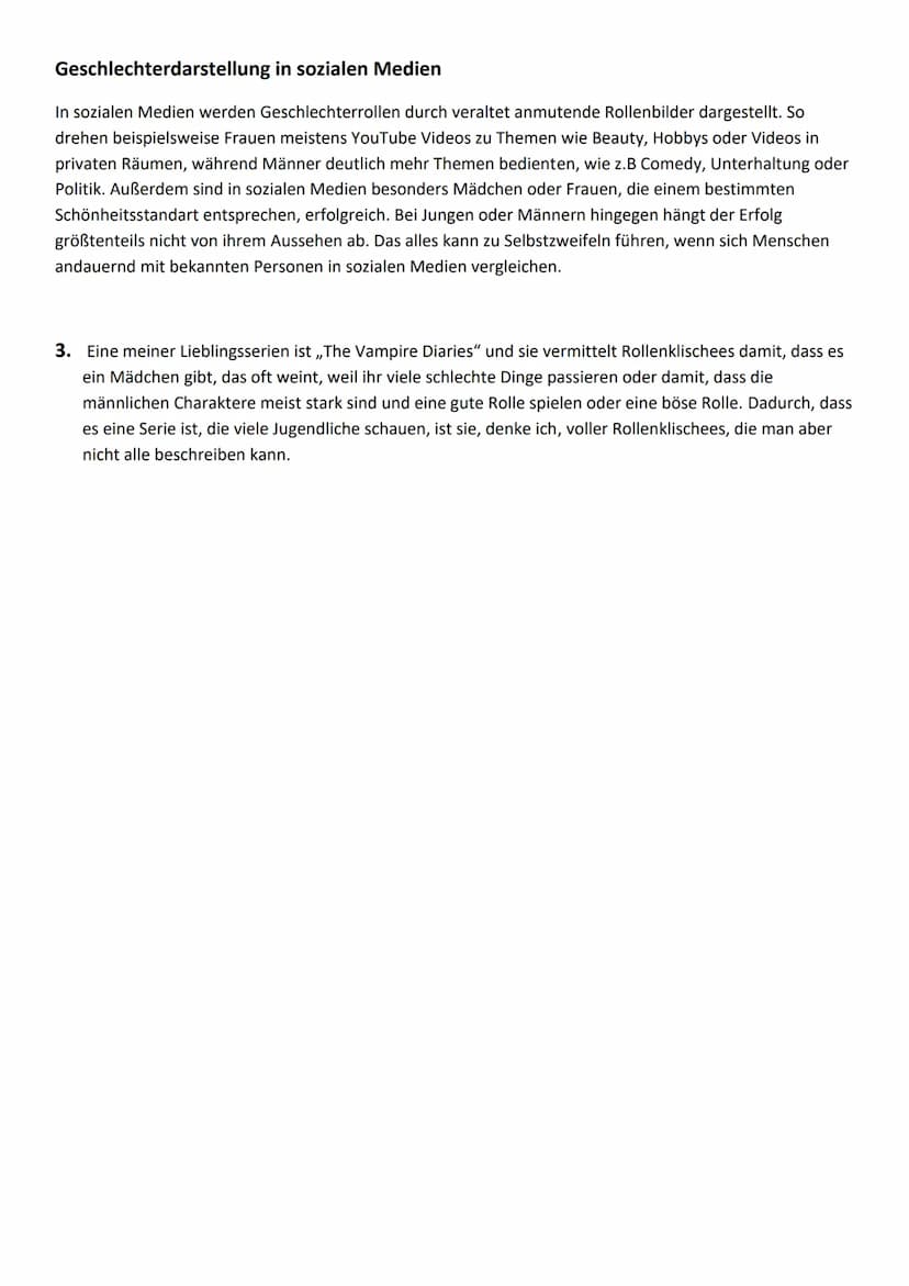 
<h2 id="erwartungenandasportfolio">Erwartungen an das Portfolio</h2>
<p>Im Unterricht haben wir gelegentlich über Geschlechterverhältnisse 