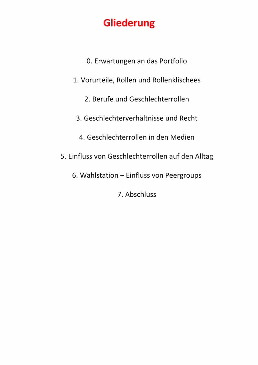 
<h2 id="erwartungenandasportfolio">Erwartungen an das Portfolio</h2>
<p>Im Unterricht haben wir gelegentlich über Geschlechterverhältnisse 