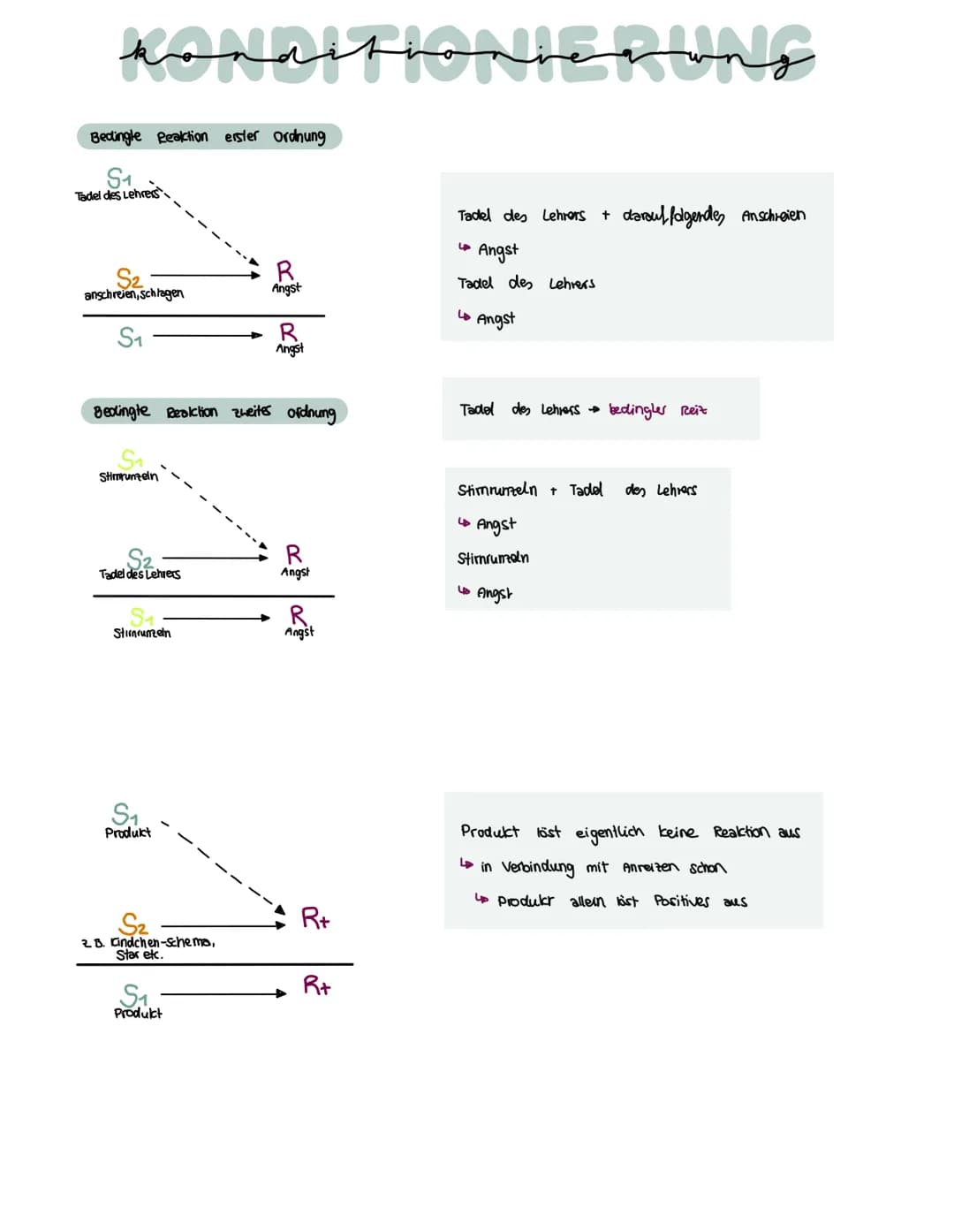 konditioniegung
Klassische Konditionierung:
Unbedingter Reiz
(UCS)
Neutraler Reiz
(NS)
Neutraler Reiz +
Unbedingter Reiz
Bedlingter Reit (cs