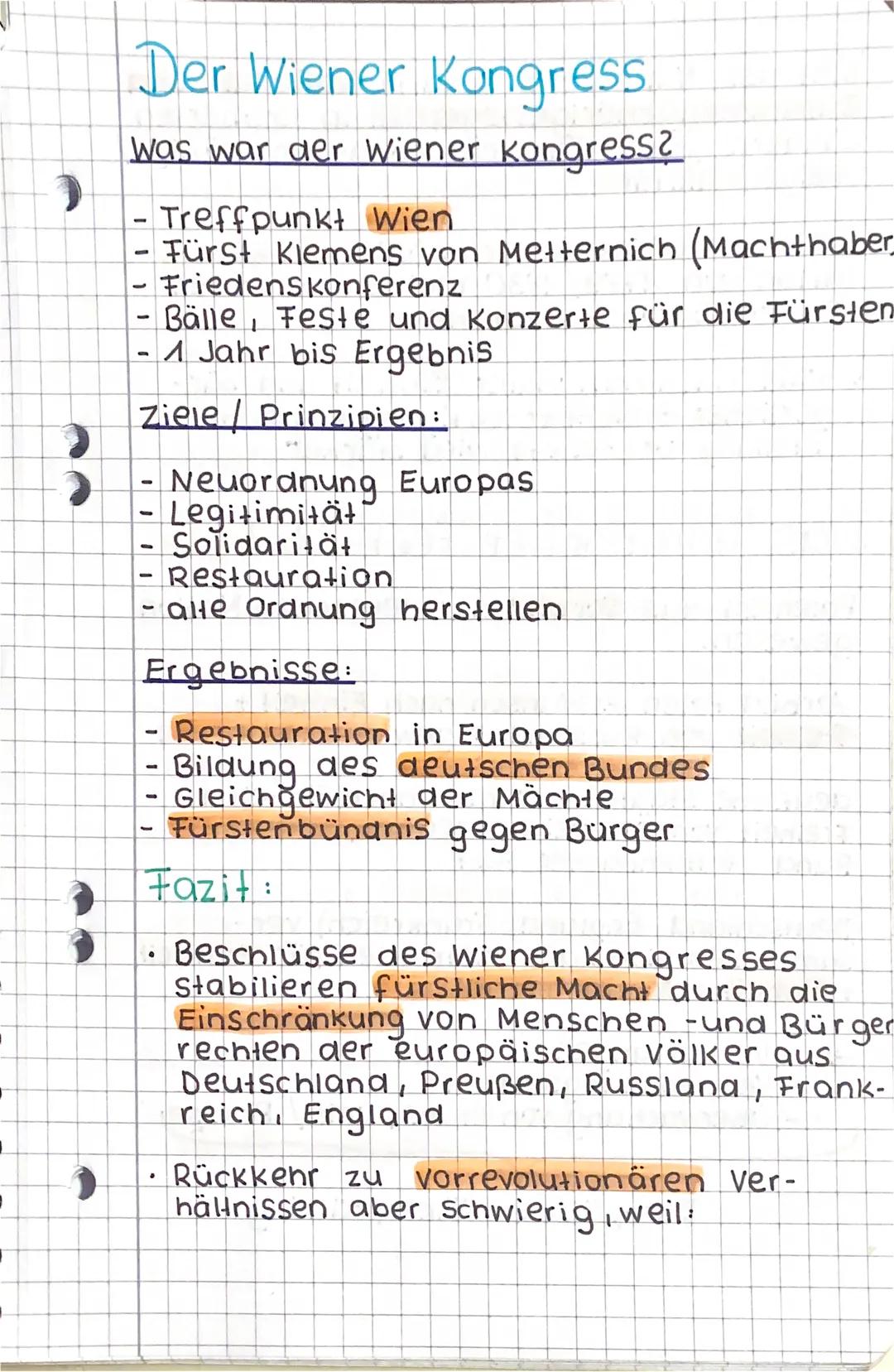 (
Der Wiener Kongress
was war der Wiener Kongress?
- Treffpunkt Wien
Fürst Klemens von Metternich (Machthaber.
Friedenskonferenz
Bälle, Fest
