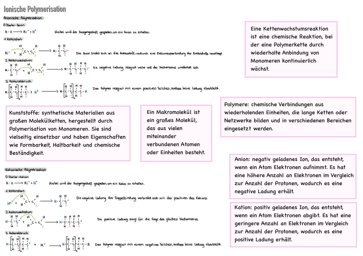 Radikalische Substitution
Beispiel Bromisierung von Hexan
1. Kettenstart
1Br-Brl -> 1Br + Bri
2 Kettenreaktion
1Br. +
3. Abbruchreaktion
1Br
