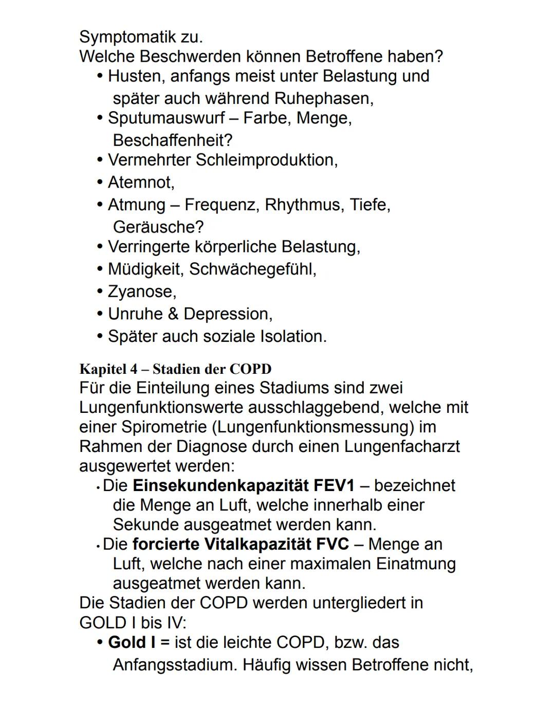 Monique Kraus|GP 2
Inhalt
Einleitung
1
Kapitel 1 - Definition 2
Kapitel 2 - Entstehung einer COPD
Kapitel 3 – Beschwerden & Symptome
Kapitel