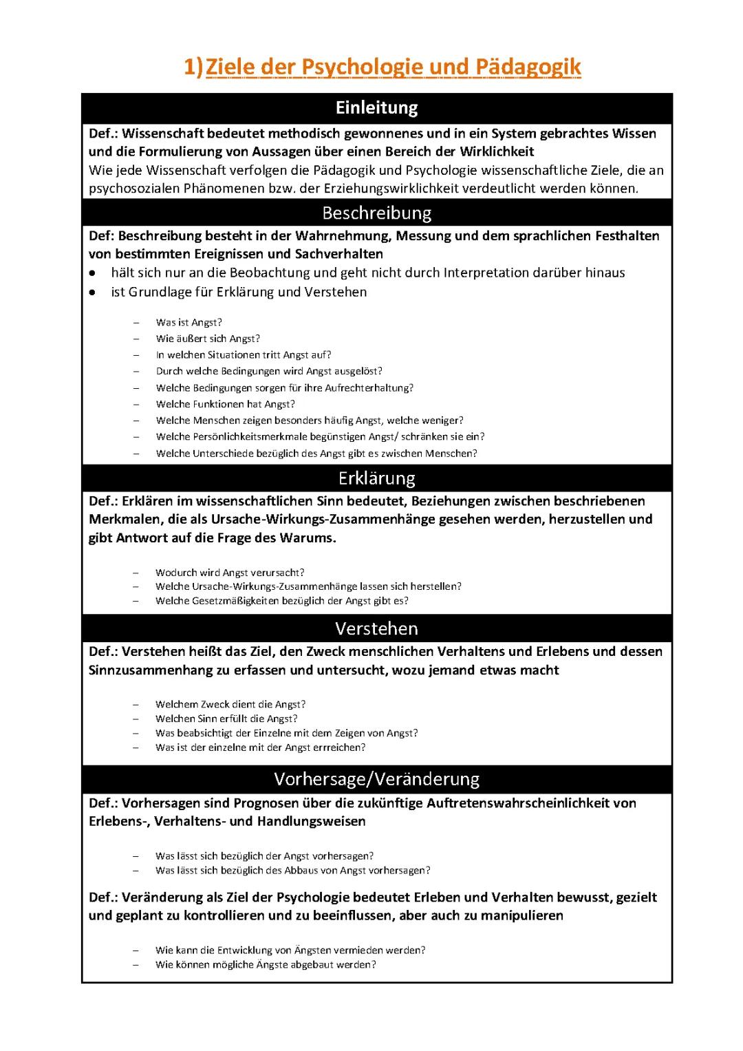 Wissenschaftliche Grundlagen von Pädagogik/Psychologie