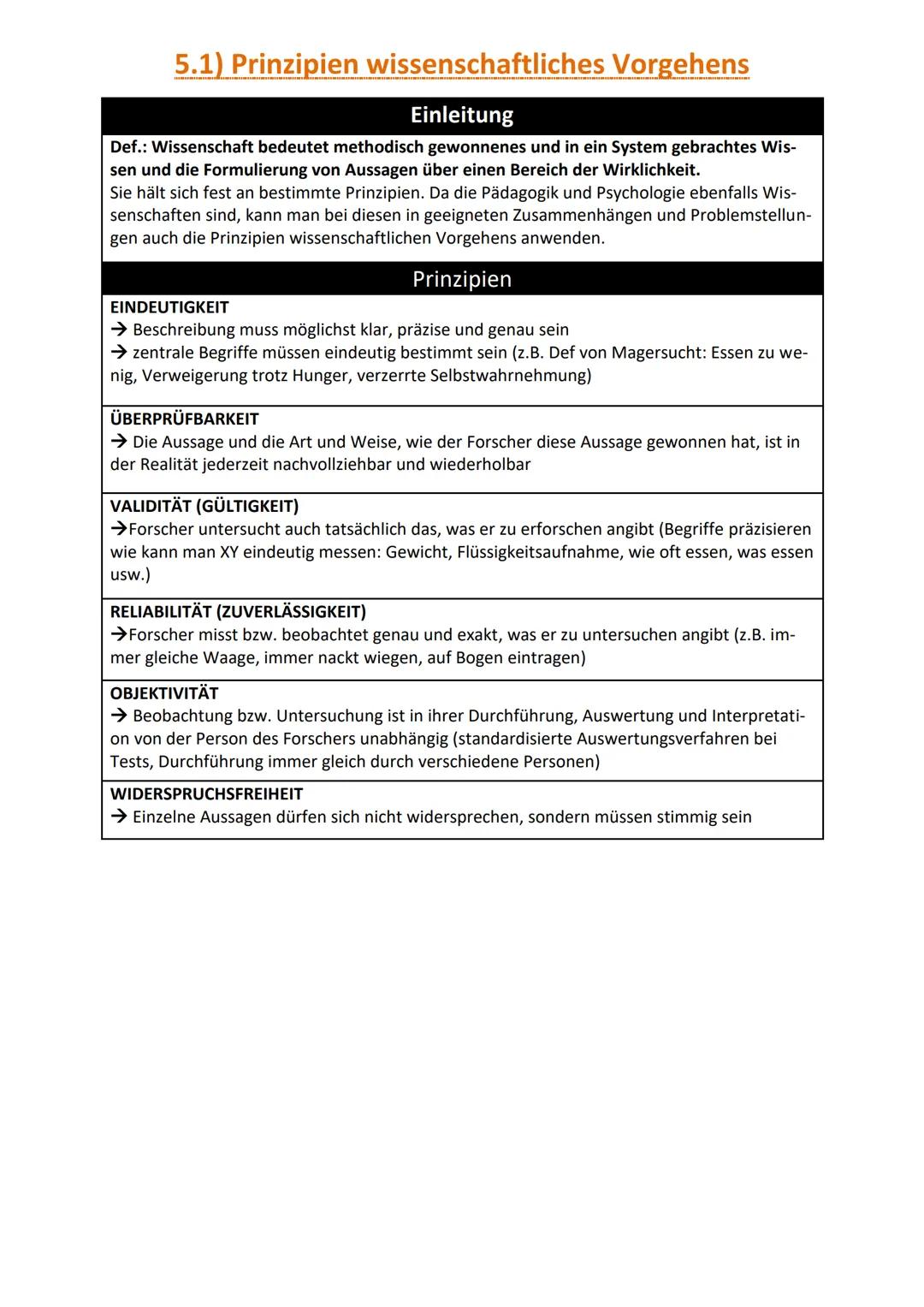1) Ziele der Psychologie und Pädagogik
Einleitung
Def.:Wissenschaft bedeutet methodisch gewonnenes und in ein System gebrachtes Wissen
und d