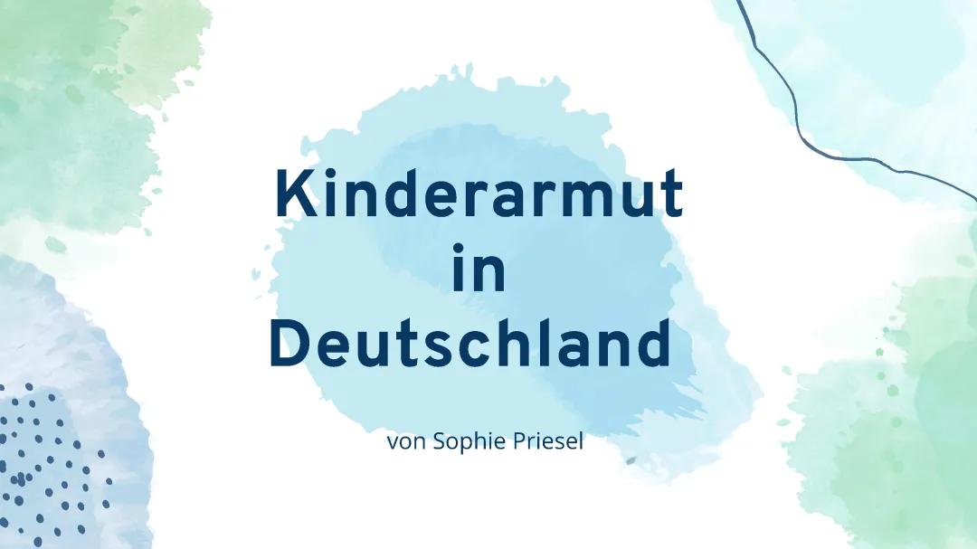 Kinderarmut in Deutschland 