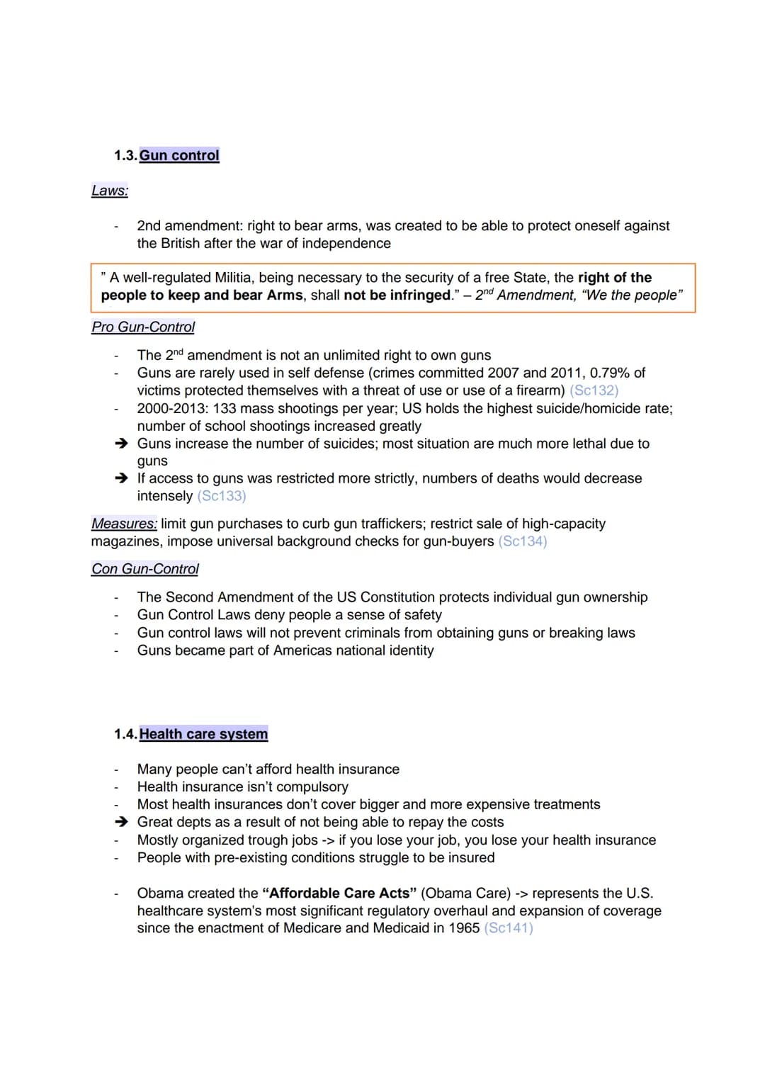 Englisch Abitur/Kommunikationsprüfung - FOCUS: UNITED STATES
1.1. American Society
1.1.a. Patriotism:
Definition: "Patriotism or national pr