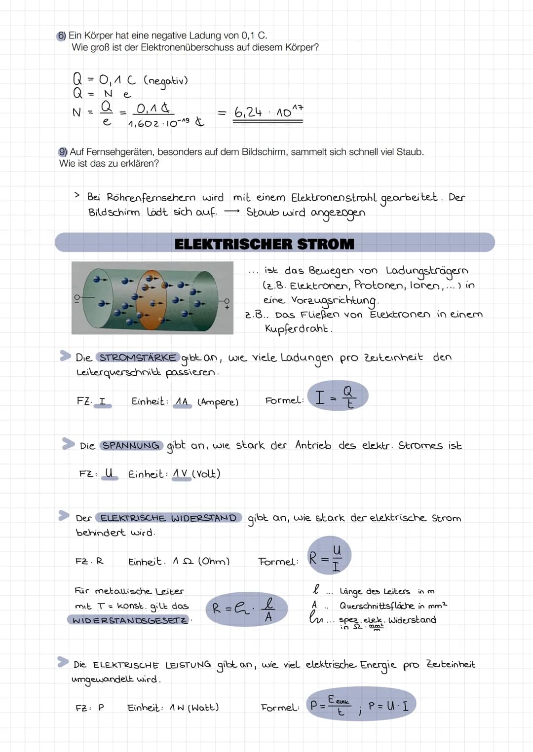 2. ELEKTRIZITÄTSLEHRE
2.1 ELEKTRISCHE LADUNG UND ELEKTRISCHE KÖRPER
DER LADUNGSBEGRIFF
Jeder Körper besteht aus Atomen.
Protonen
(positiv)
E