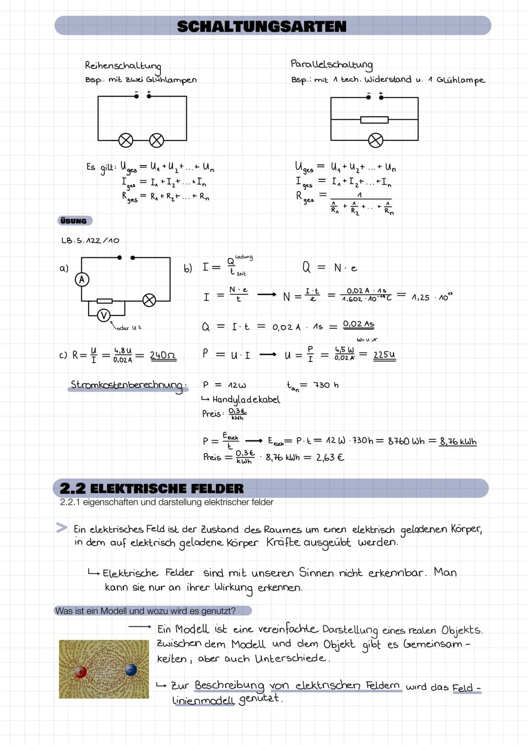 2. ELEKTRIZITÄTSLEHRE
2.1 ELEKTRISCHE LADUNG UND ELEKTRISCHE KÖRPER
DER LADUNGSBEGRIFF
Jeder Körper besteht aus Atomen.
Protonen
(positiv)
E