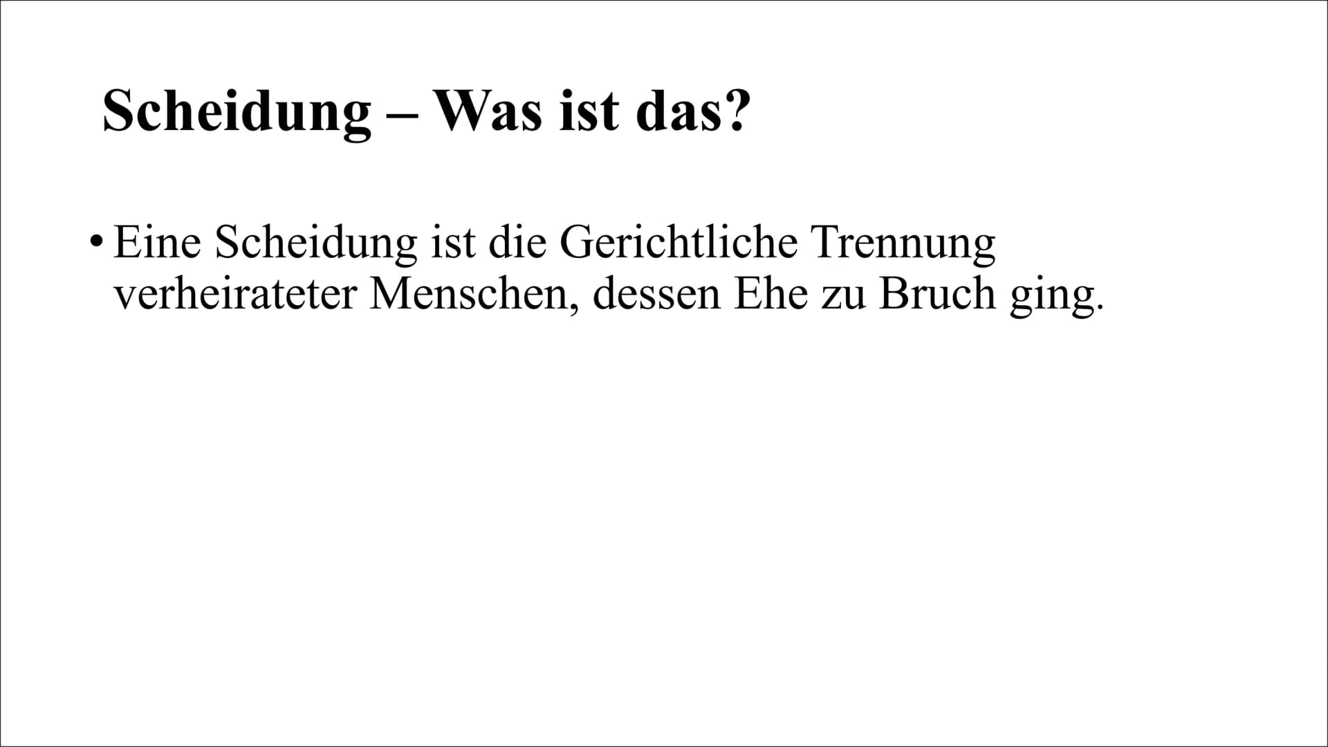 Formen des Zusammenlebens
Scheidungen, Alleinerziehende und die daraus folgenden Patchwork Familien
.L 0 0 Inhalt der Präsentation
Scheidung