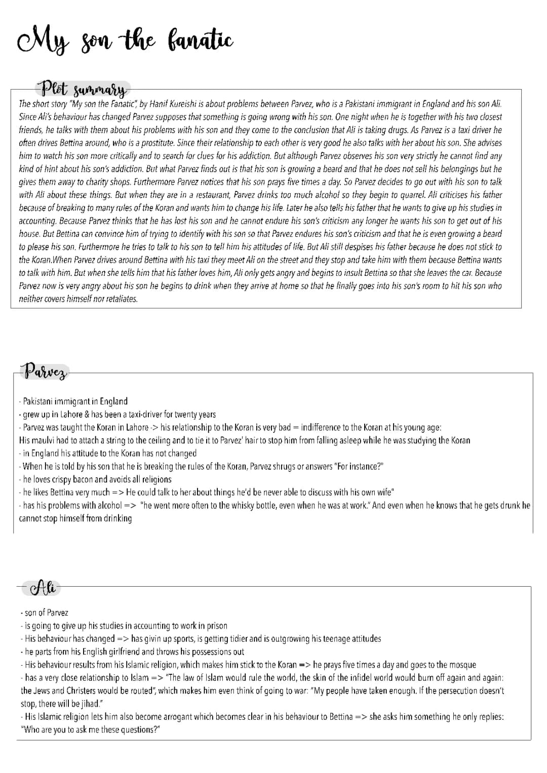 My Son the Fanatic: Summary, Themes, and Character Analysis