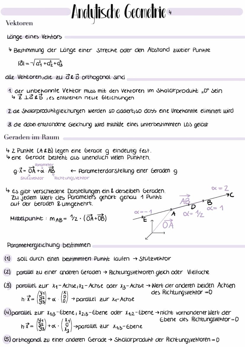lineare Gleichungssysteme
1. genau bestimmtes LGS
4 genauso viele Gleichungen wie Variabeln
mögliche Lösungen
-X₁ + X₂-2x3 = -3
X₁ + x2 + 2x