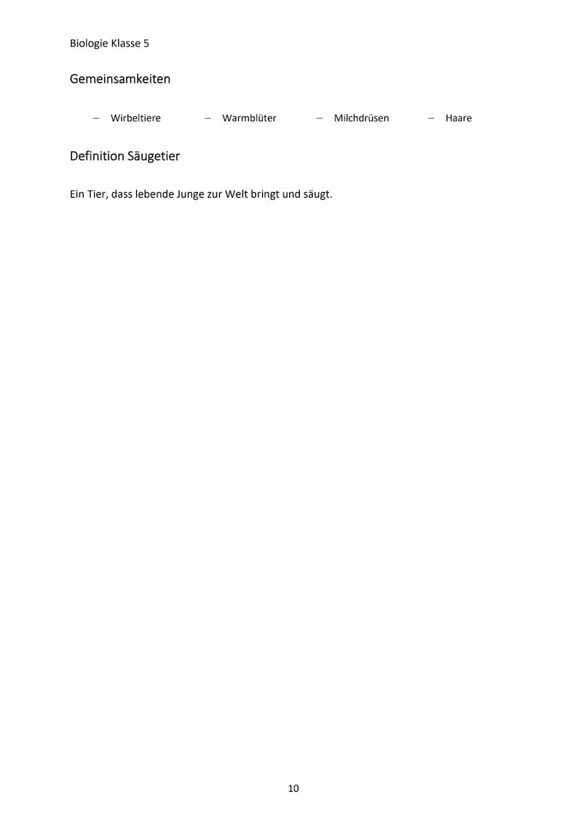 Biologie Klasse 5
MERKMALE DER LEBEWESEN
Merkmale des Lebens
→ Bewegung
→Reizbarkeit
→ Stoffwechsel/Ernährung
→ Wachstum
→Fortpflanzung
Die 