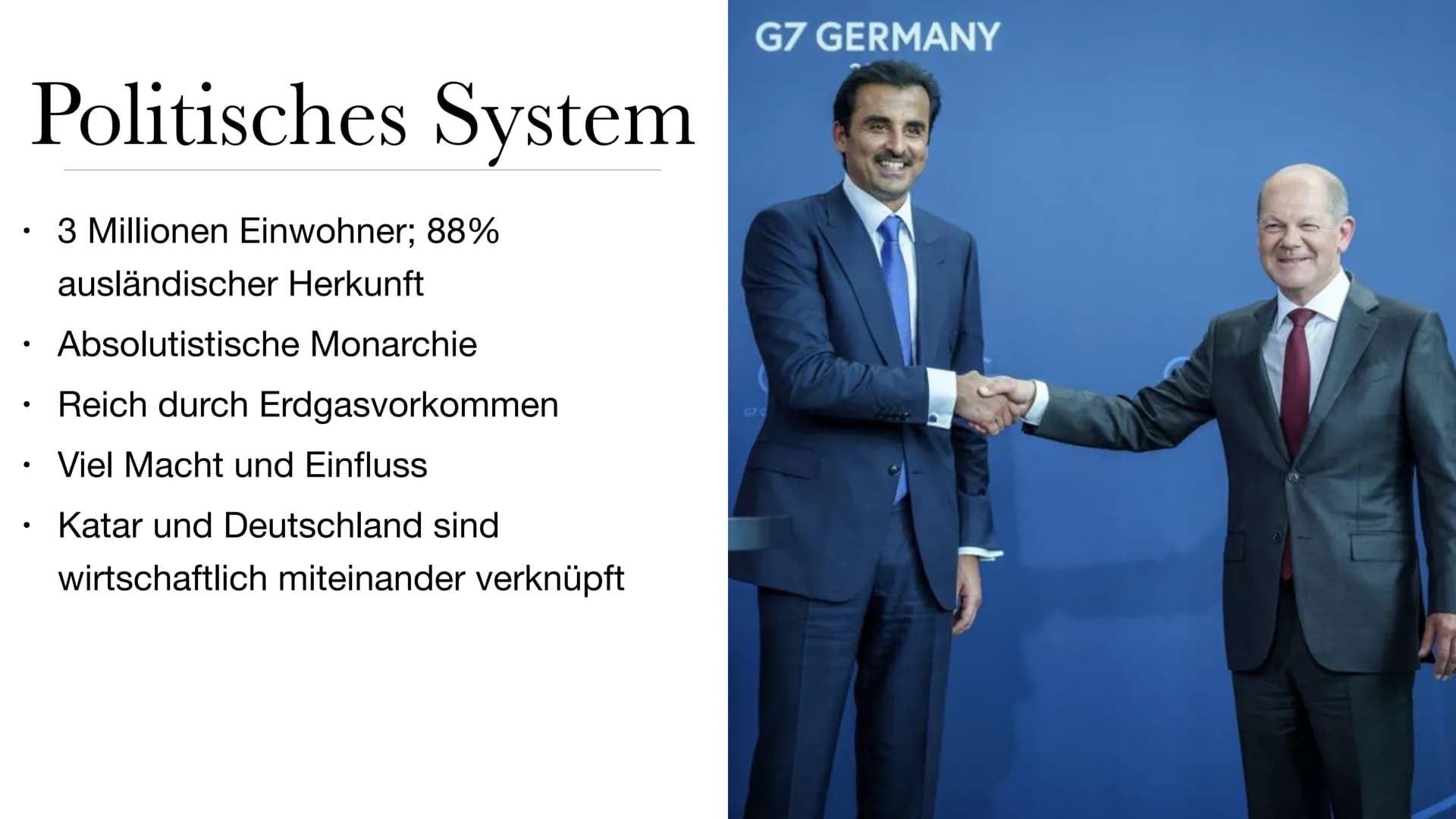 WM Katar 2022
VAR VAR VA • Politisches System
• Korruption bei der Abstimmung
Klimatische Bedingungen
●
●
●
Arbeitsbedingungen
Sportswashing