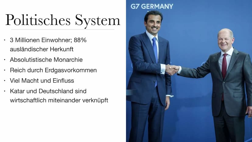 WM Katar 2022
VAR VAR VA • Politisches System
• Korruption bei der Abstimmung
Klimatische Bedingungen
●
●
●
Arbeitsbedingungen
Sportswashing
