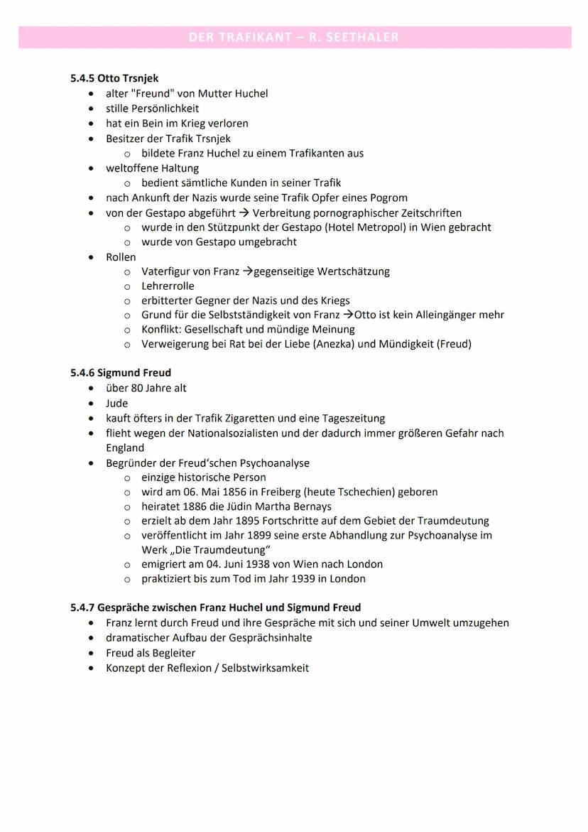 5.1 Robert Seethaler
5.1.1 Biografie
●
●
5.1.2 Werke
●
●
●
●
●
●
●
5.2 zeitgeschichtlicher Hintergrund
●
DER TRAFIKANT – R. SEETHALER
am 07.