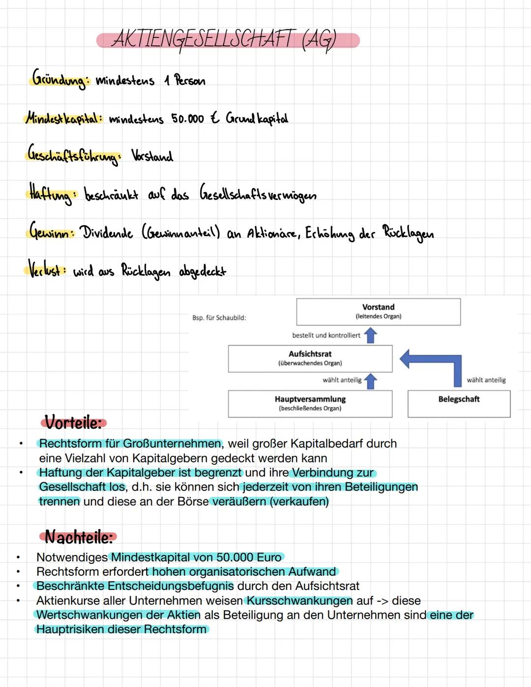 # Rechtsformen

OHG

Gründung: mindestens 2 Gesellschafter

Mindestkapital: kein Mindest kapital notwendig

Geschäftsführung: jeder Gesellsc