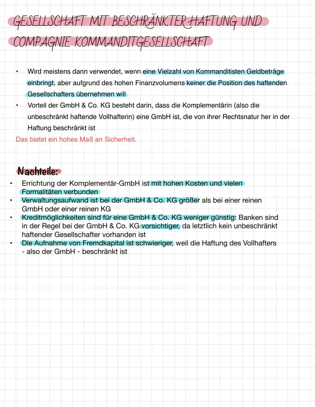 # Rechtsformen

OHG

Gründung: mindestens 2 Gesellschafter

Mindestkapital: kein Mindest kapital notwendig

Geschäftsführung: jeder Gesellsc