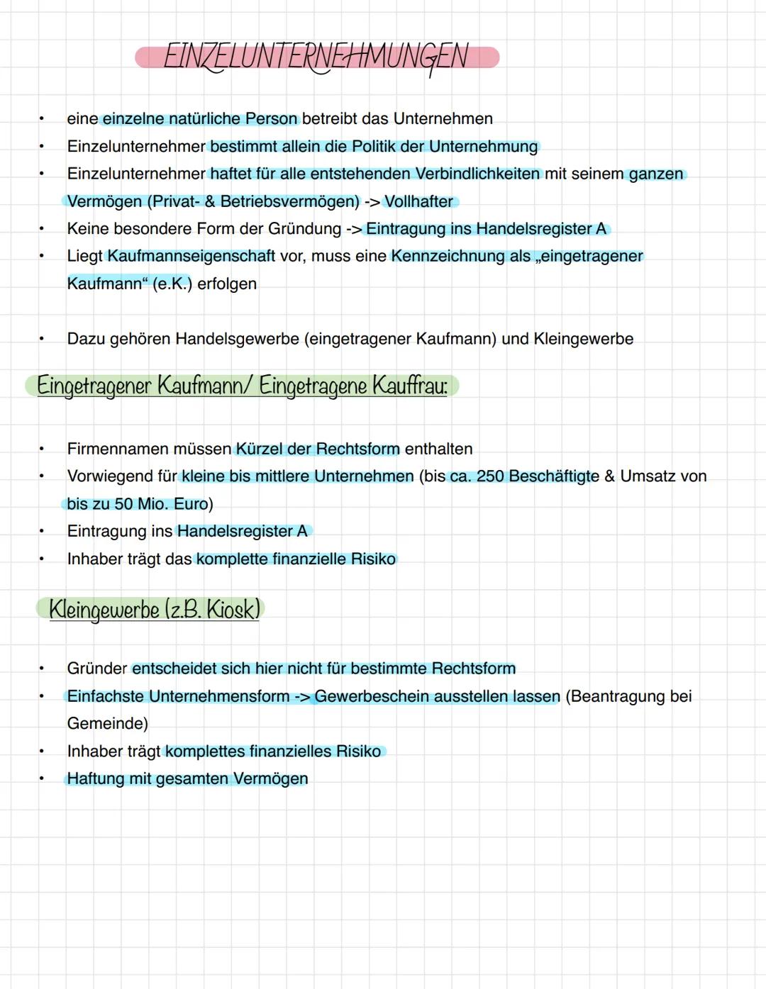 # Rechtsformen

OHG

Gründung: mindestens 2 Gesellschafter

Mindestkapital: kein Mindest kapital notwendig

Geschäftsführung: jeder Gesellsc