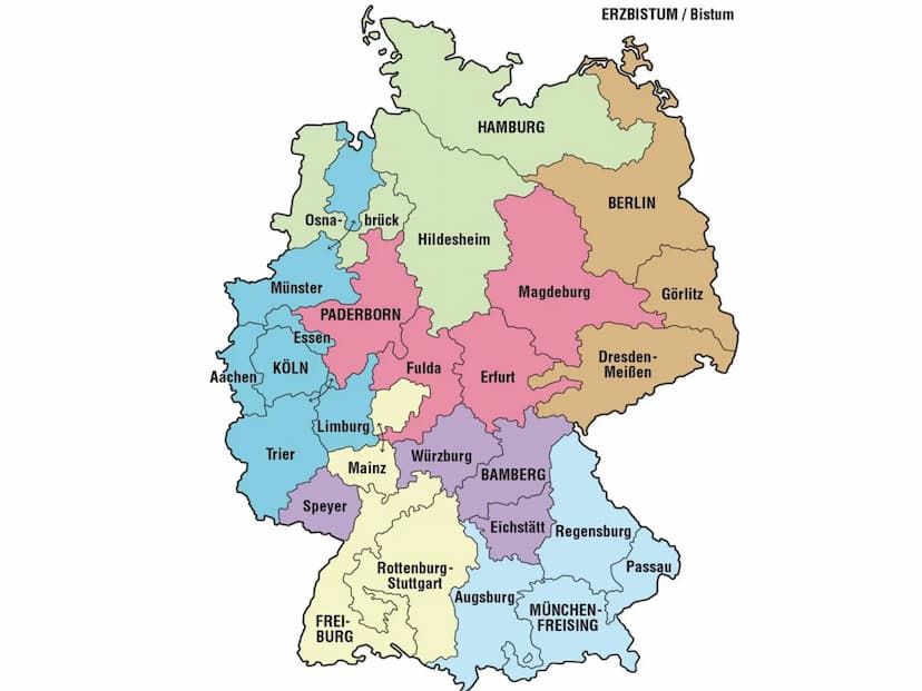 TTT
deutsche Bischofskonferenz:
- Zusammenschluss der römisch-
katholischen Bischöfe aller
(Erz-)Diözesen in Deutschland
Leiter: Dekan
Dekan