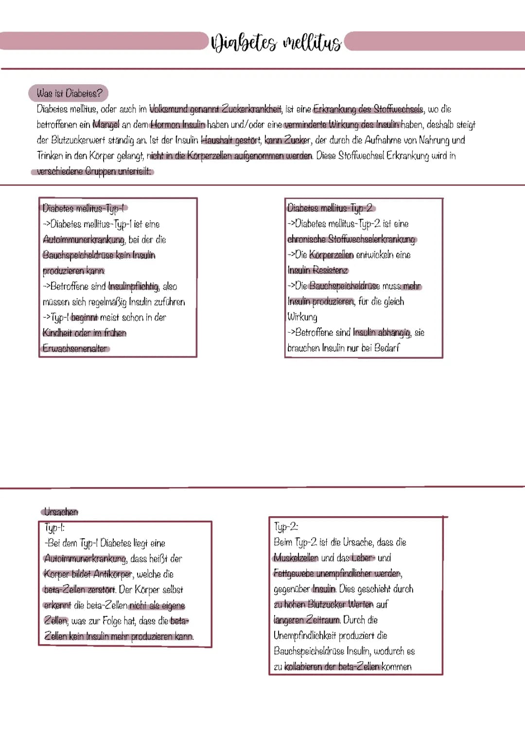 Diabetes Mellitus TYP 1&2