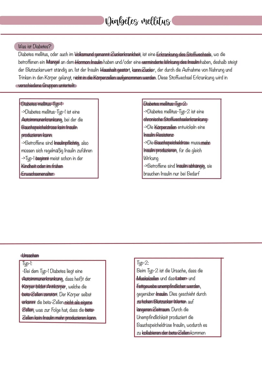 Was ist Diabetes?
Diabetes mellitus, oder auch im Volksmund genannt Zuckerkrankheit, ist eine Erkrankung des Stoffwechsels, wo die
betroffen