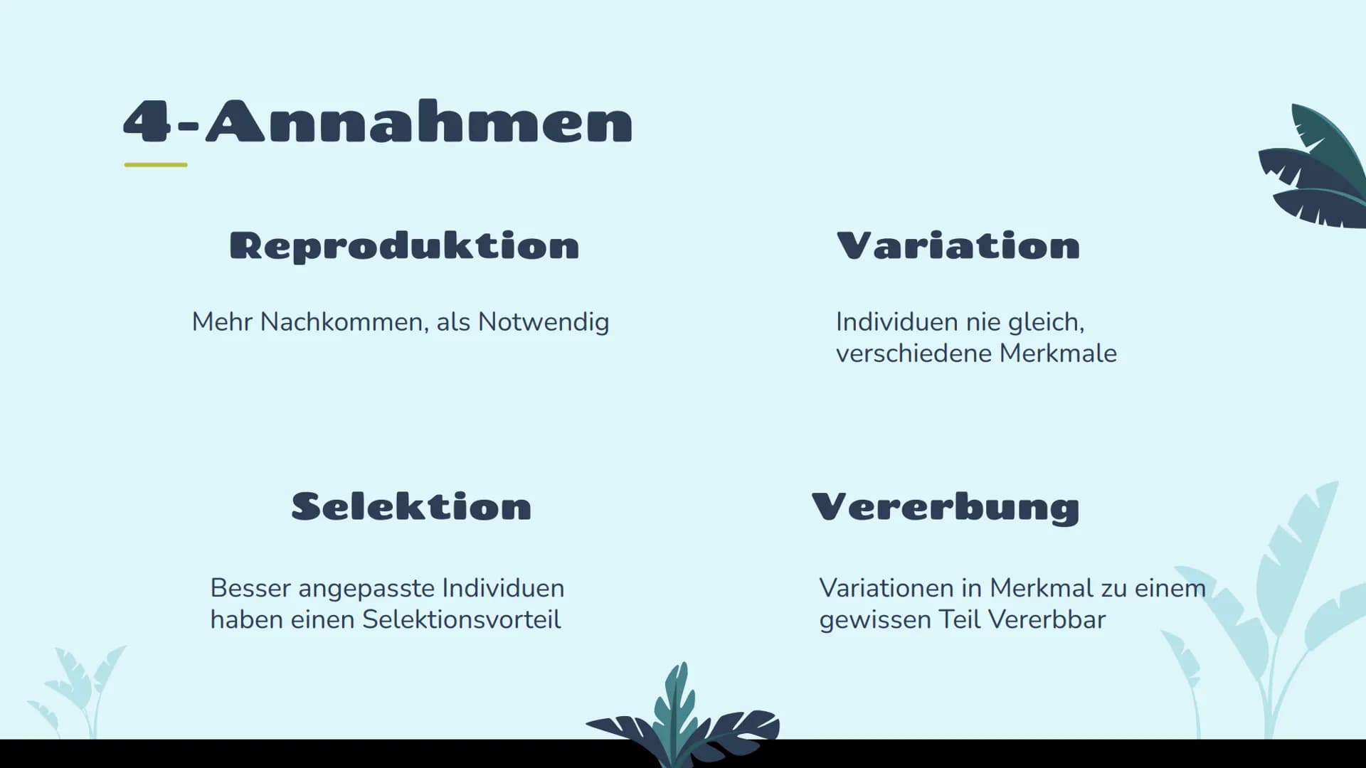 Evolutions
Theorien
Darwin
Lamarck
st 01
02
03
Lamarck Theorie
Darwin's Theorie
Heutige Sicht Was ist eine Evolutionstheorie?
Aus dem lat. E