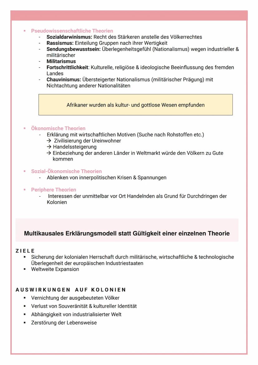 IMPERIALISMUS 1880-1914
IMPERIALISMUS
KOLONIALISMUS
I
■
■
SCHUTZBRIEF
.
Ausgeprägte politische & wirtschaftliche Ausnutzung und Abhängigkeit