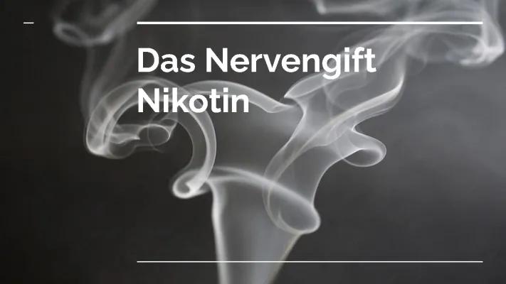 Know Das Nervengift Nikotin PowerPoint thumbnail