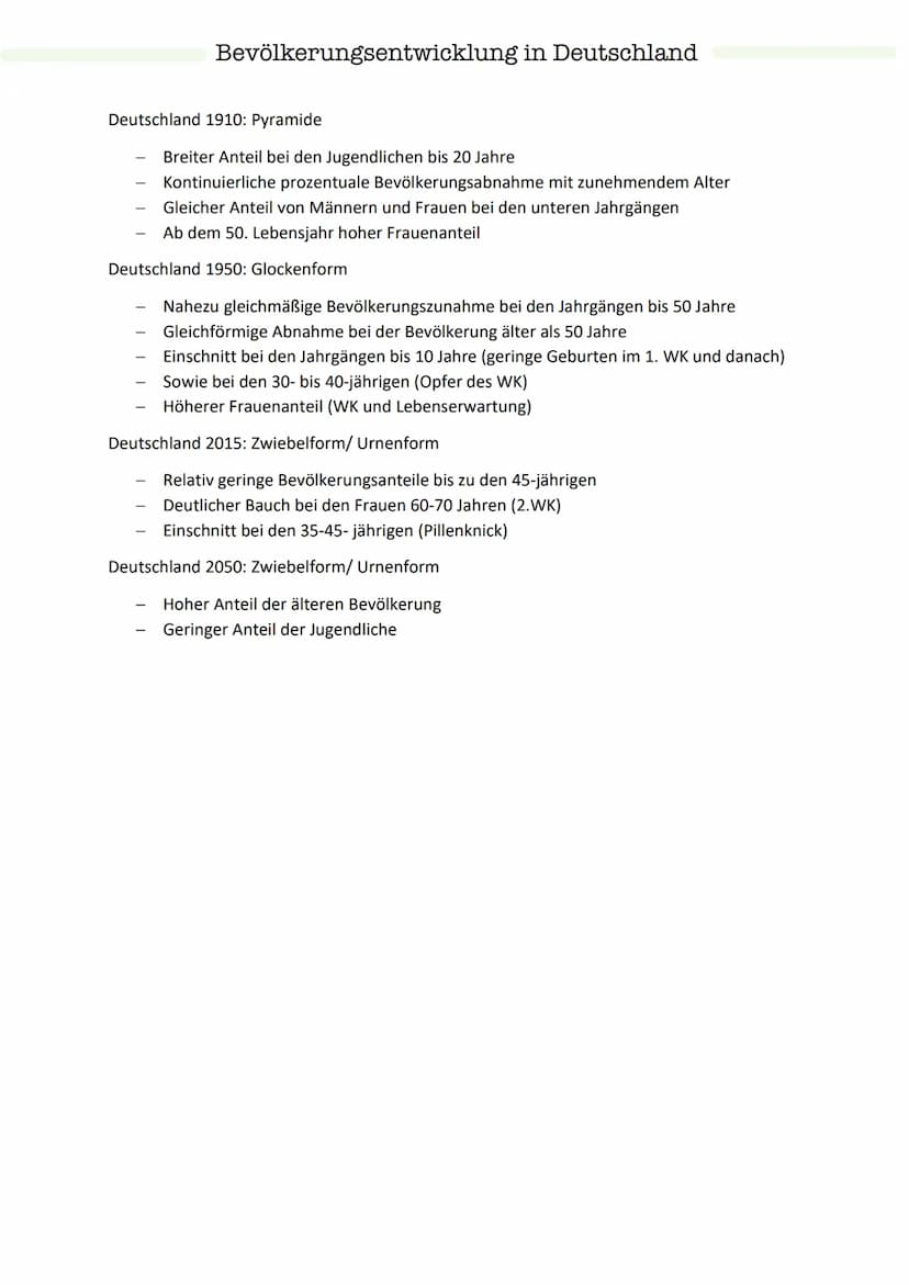 DEUTSCHLAND IN EUROPA
Raummodul 1: Deutschland in Europa
Inhaltliche Schwerpunkte:
• Bevölkerungsverteilung, -struktur und -entwicklung ✓
. 