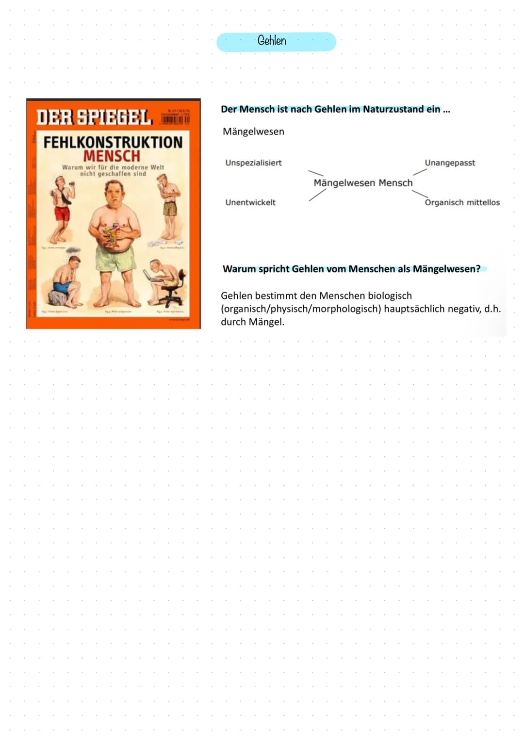 Arnold Gehlen
,,Kultur als Kompensation der mangelhaften Natur des
Menschen"
Arnold Gehlen
Arnold Karl Franz Gehlen (1904-1976) war ein deut
