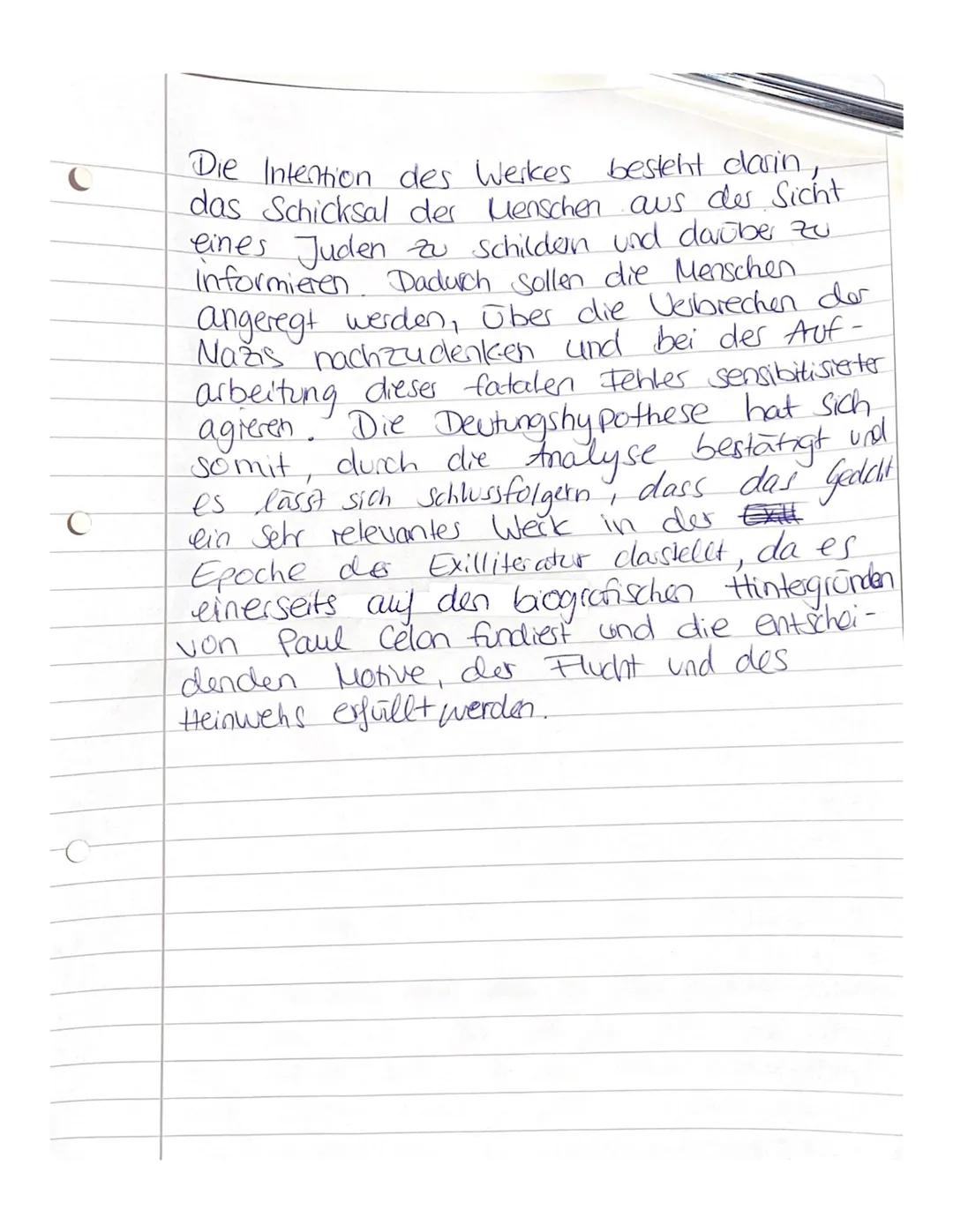 Gedichtsanalyse - Todesfuge von Paul Celan
Das Gedicht, Todesfuge" von Paul Celan, wurde
in
einem Zeitraum zwischen 1920 bis 1970,
Nationals