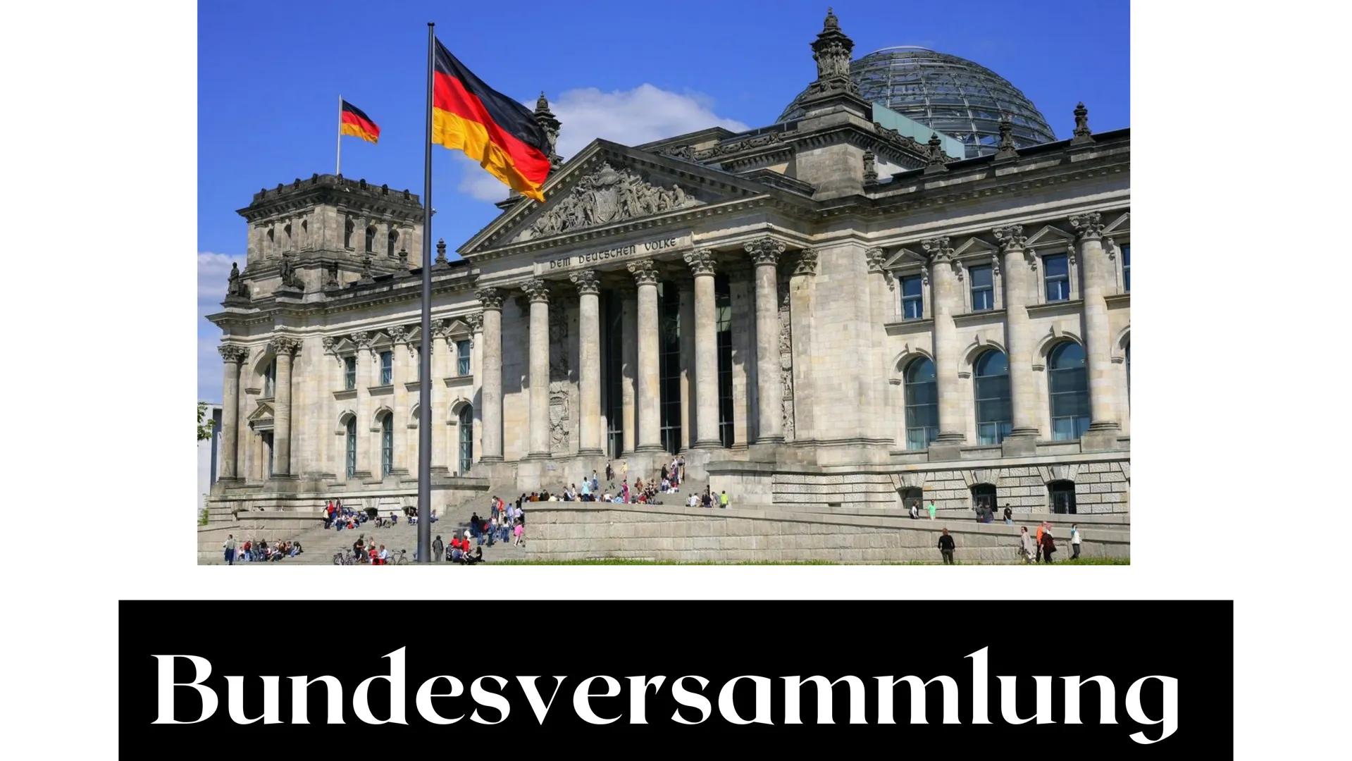 Bundespräsident/
Bundesversammlung Gliederung
1. ALLGEMEINE INFORMATIONEN
2. BISHERIGE BUNDESPRÄSIDENTEN
3.
4. AKTUALITÄT
5. BUNDESPRÄSIDENT