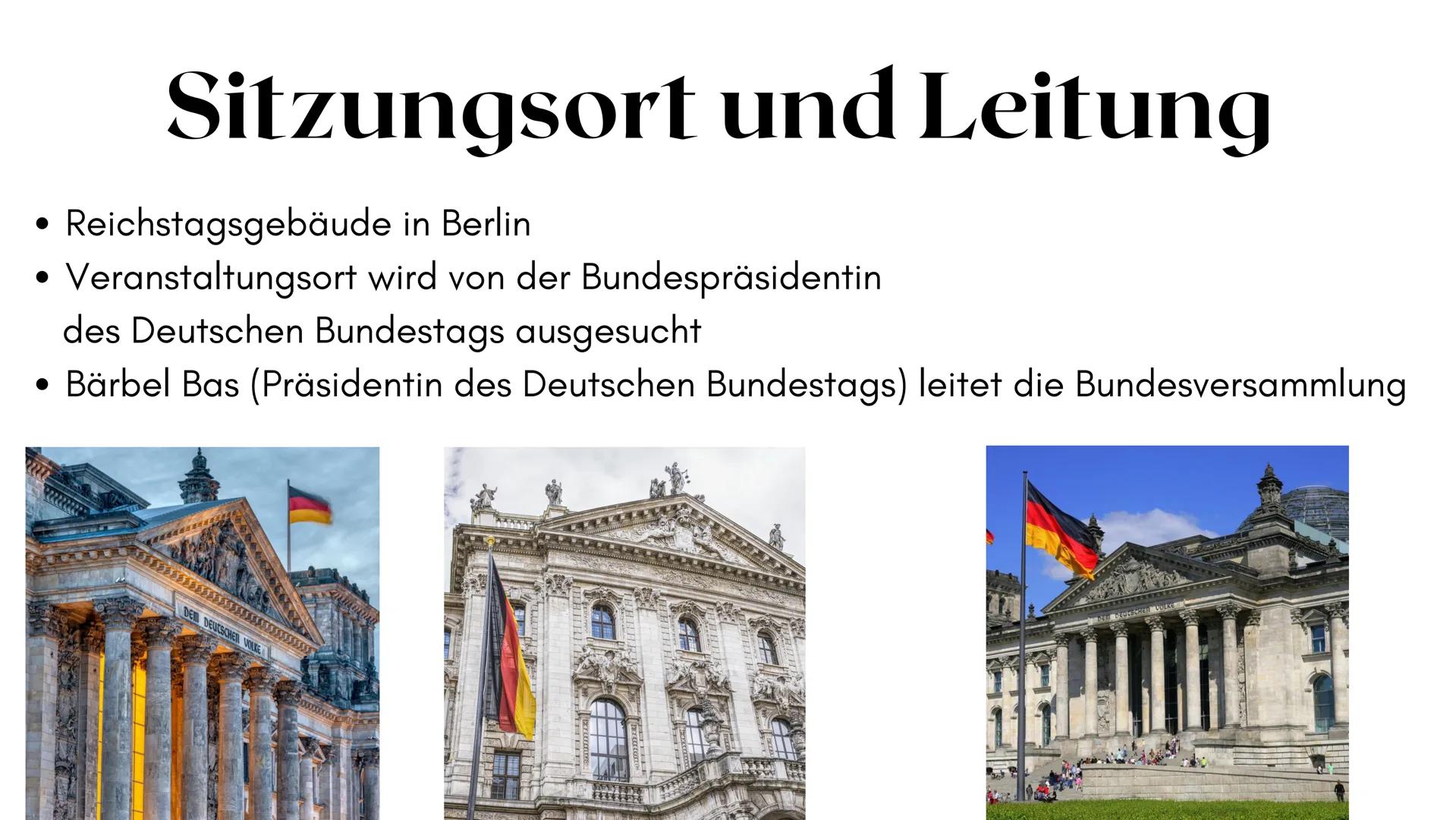 Bundespräsident/
Bundesversammlung Gliederung
1. ALLGEMEINE INFORMATIONEN
2. BISHERIGE BUNDESPRÄSIDENTEN
3.
4. AKTUALITÄT
5. BUNDESPRÄSIDENT