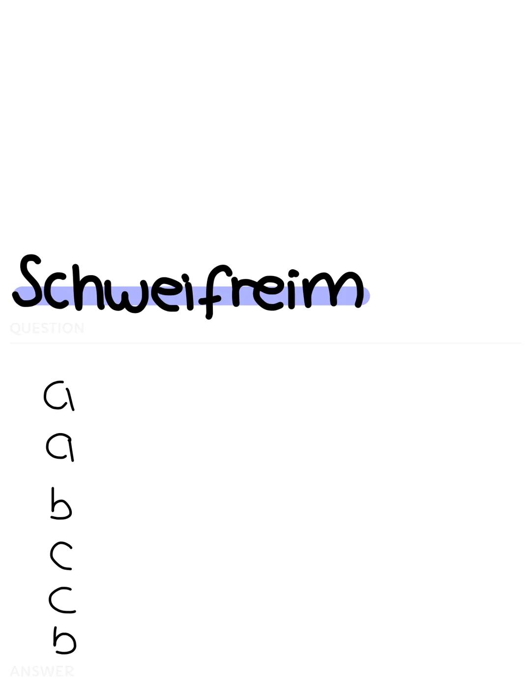 # Paarreim
QUESTION

a
a
b
b

ANSWER # Kreuzreim
QUESTION

a
b
a
b

ANSWER # Umarmender
## Reim
QUESTION

a
b
b
a

ANSWER # Schweifreim
QUES