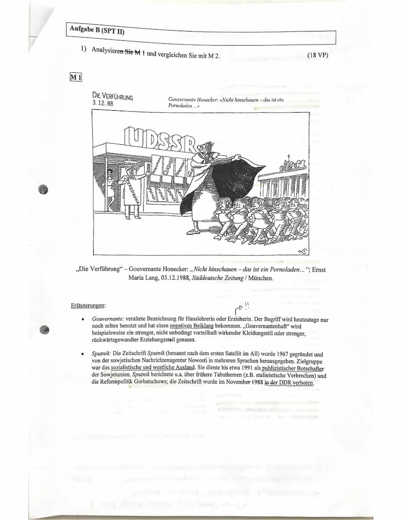 12_2: KA No. 1
Name:
Melanie.
●
0 Zugelassene Hilfsmittel: Operatorenliste, Taschenrechner
GESCHICHTE (Leistungsfach)
VP: 32/
36
✓
Thema: Sc