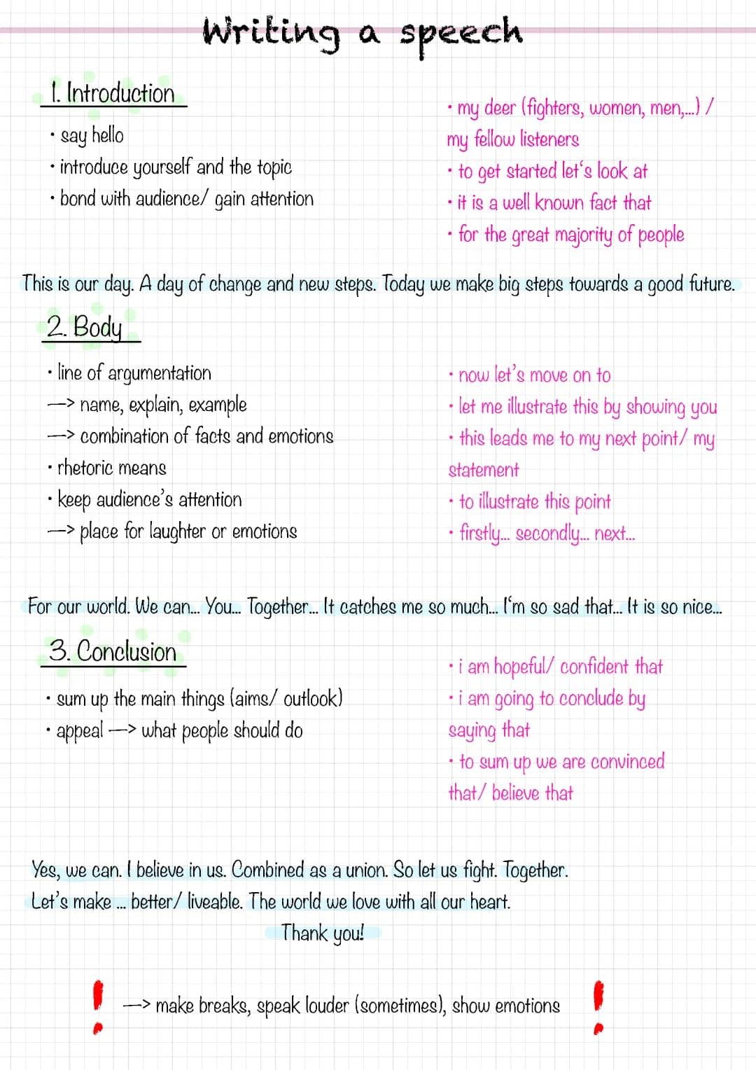 Awesome Speech Introduction Examples for School