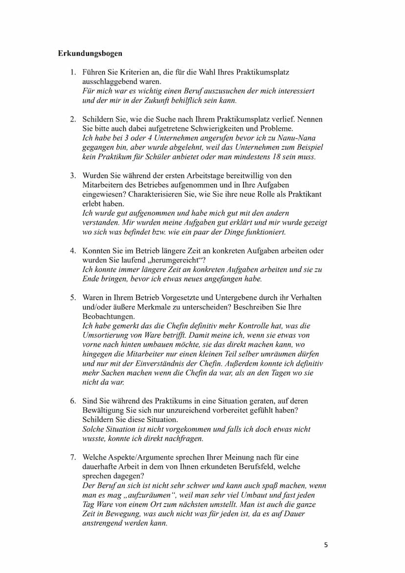 straße
Gymnasium
Praktikumsbericht
Von Diana
Kurs
Schülerbetriebspraktikum in der
Einführungsphase
vom 05.06.2023 19.06.2023
Nanu-Nana
Beruf