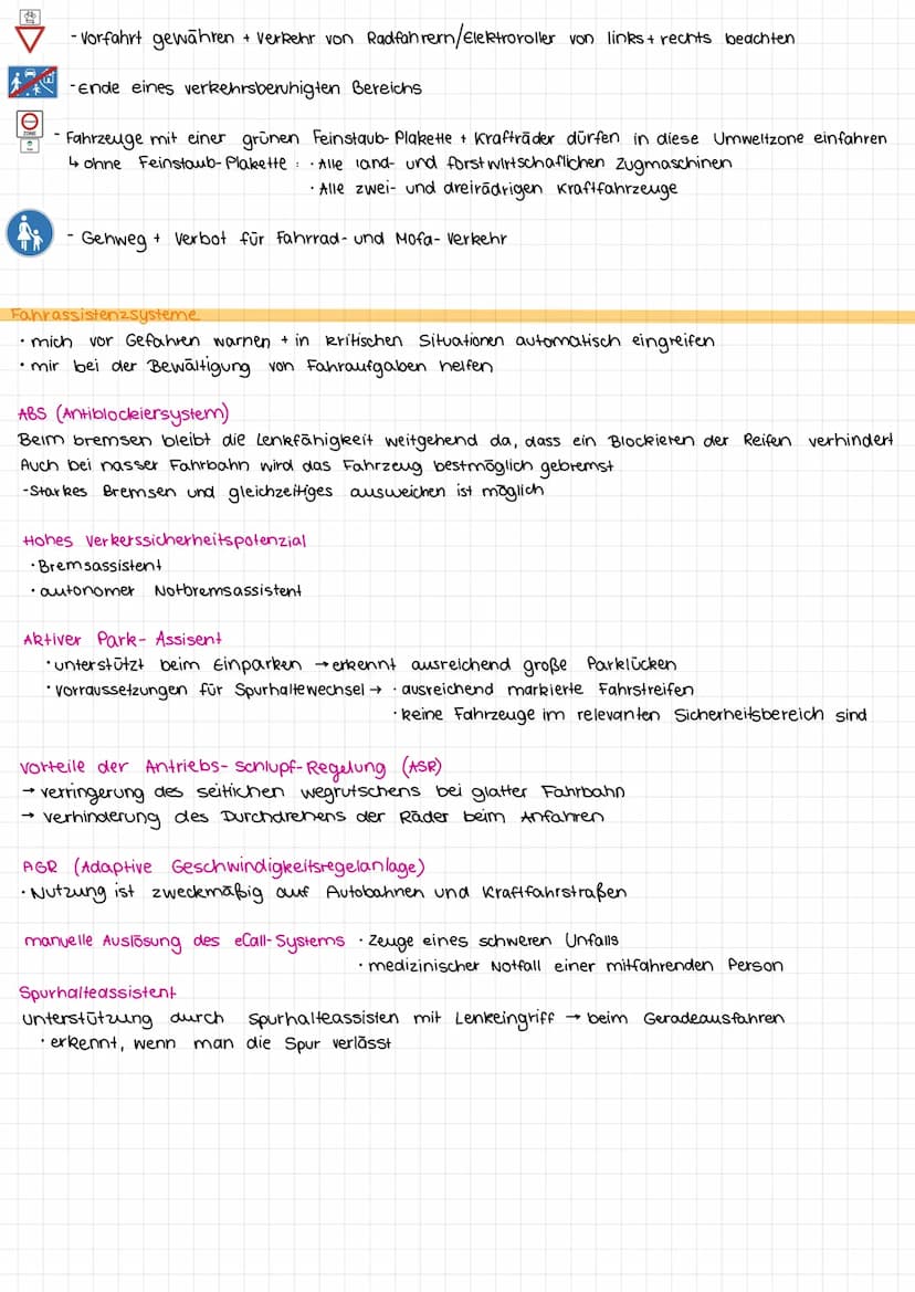 Beleutung
Fernlicht
Abblendlicht
→ wenn die Sicht starkt eingeschränket ist
↳abblenden bei durchgehender Beleuchtung, wenn. ich vor Bahnüber
