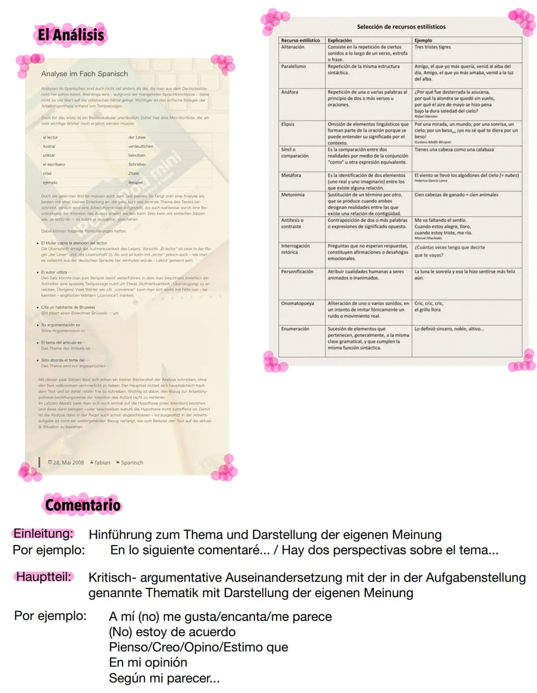 1. El Resumen
La introducción:
Construcción: El artículo/ texto ". ." escrito por ... y publicado en (el periódico "...") el ...
el año.. tr