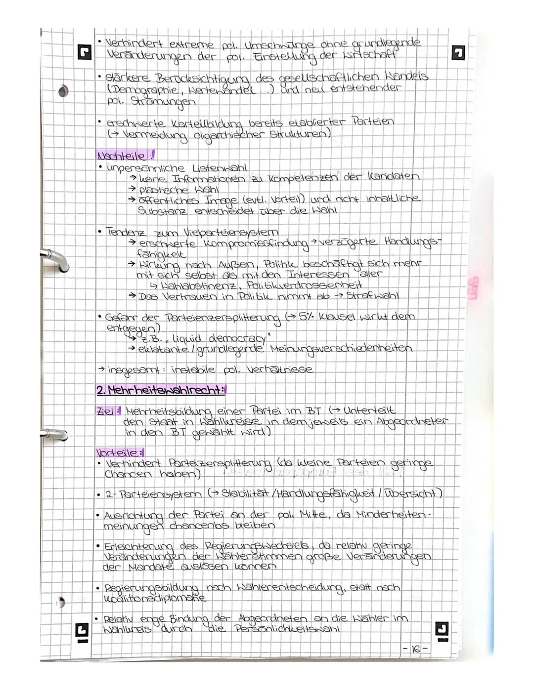 1.2 Herausforderung der Parteiendemokratie
Q1.2 (1): politische Parteien als klassische Möglichkeiten
der Partizipation :/
Aufgaben von Part