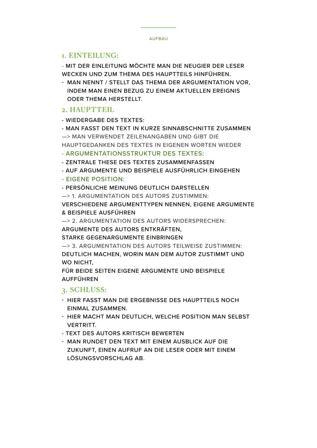 Textgebundene Erörterung
VORBEREITUNG
1. TEXT SORGFÄLTIG LESEN
- TEXT GRÜNDLICH DURCHLESEN UND VERSTEHEN
- WICHTIGE STELLEN UND SCHLÜSSELBEG