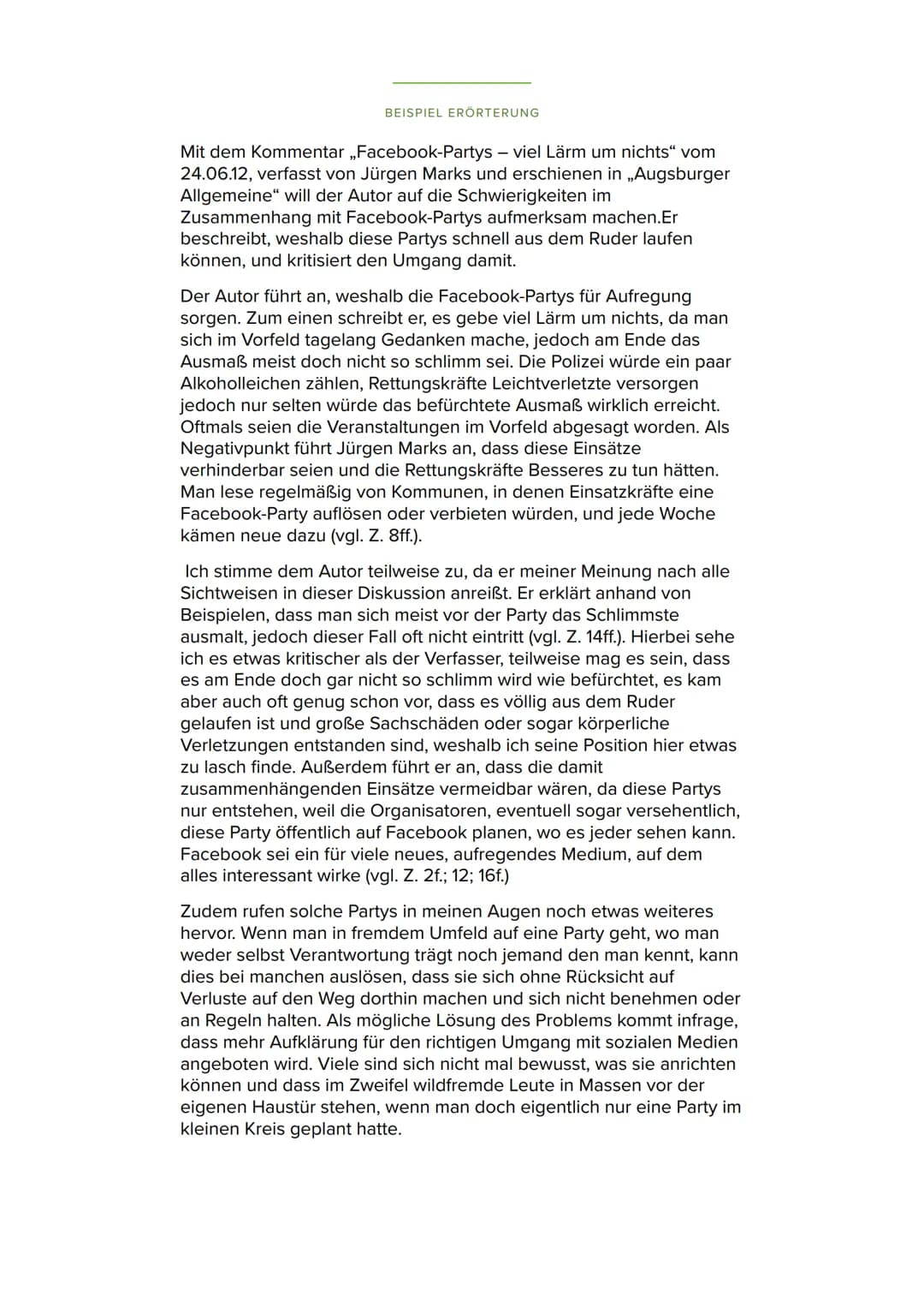 Textgebundene Erörterung
VORBEREITUNG
1. TEXT SORGFÄLTIG LESEN
- TEXT GRÜNDLICH DURCHLESEN UND VERSTEHEN
- WICHTIGE STELLEN UND SCHLÜSSELBEG