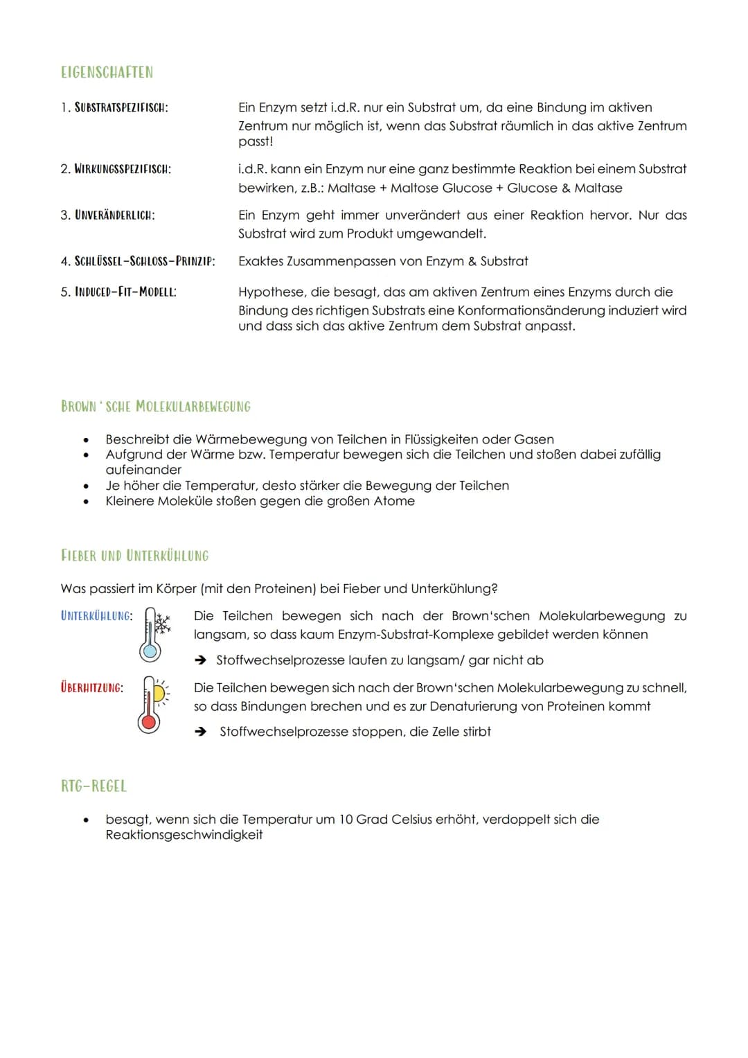 12.1 SPORTBIOLOGIE
1. ΕΝΖΥΜΑΤΙΚ
AUFBAU UND FUNKTION VON ENZYMEN
Aus 1000en Aminosäuren, die zu einer Polypeptidkette verknüpft sind und zu e