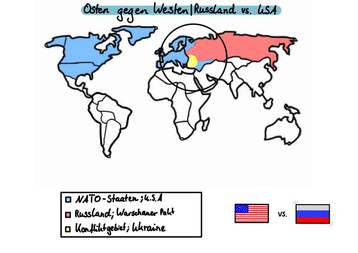 Konfliktanalyse
Till K Inhaltsangabe
1. Schaubild Russland-ukraine Konflikt
2.↳ Geschichtlicher Hintergrund
3. Schaubild Osten
gegen Westen 
