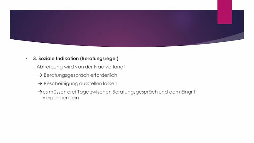 Abtreibung
Wann beginnt das Leben?
Von Nick und Felix Inhaltsverzeichnis
i
O
Was ist Abtreibung?
Rechtliche Grundlagen
Ethische Problemstell
