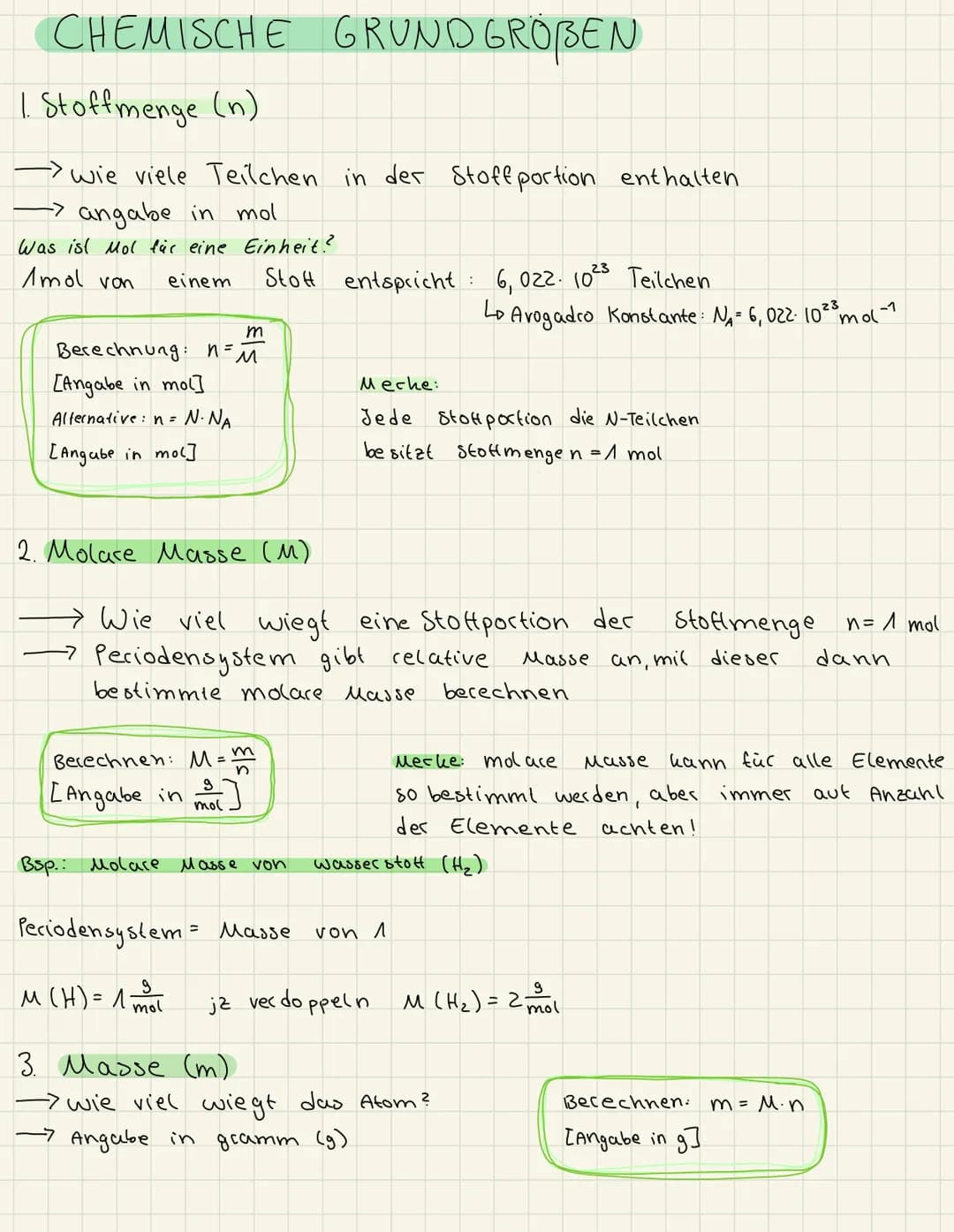
<h2 id="stoffmengeberechnenn">Stoffmenge berechnen (n)</h2>
<p>Die Stoffmenge, auch als "n" bezeichnet, gibt an, wie viele Teilchen in der 