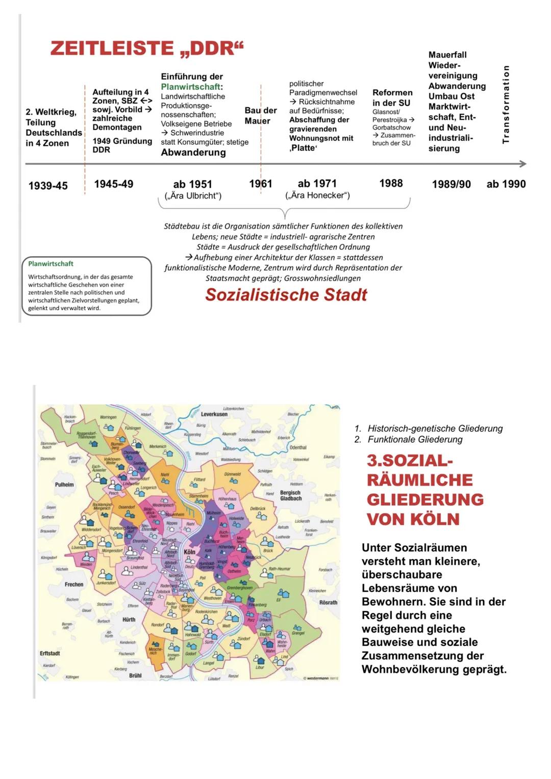  Woran erkenne ich eine City?
Funktionale Gliederung
-man betrachtet die Nutzung von Stadtbereichen
-Bildung
-Freizeit
-Kultur
-Gesundheitsv