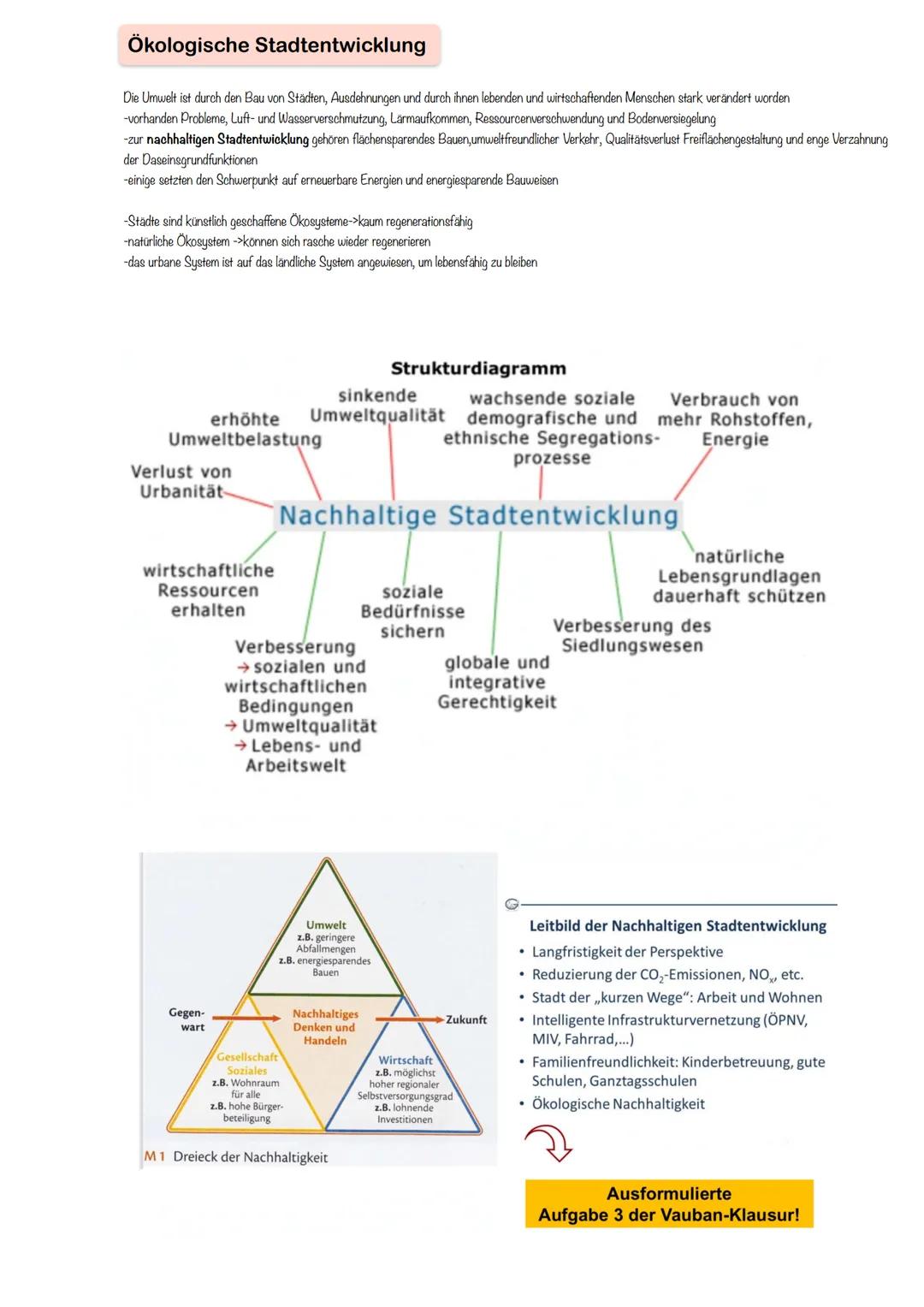  Woran erkenne ich eine City?
Funktionale Gliederung
-man betrachtet die Nutzung von Stadtbereichen
-Bildung
-Freizeit
-Kultur
-Gesundheitsv