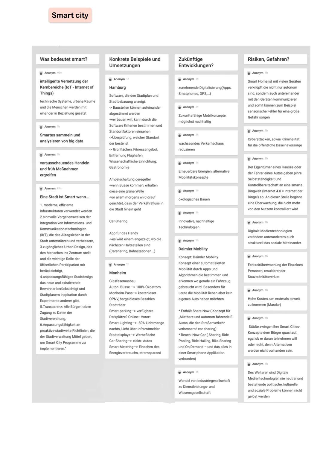  Woran erkenne ich eine City?
Funktionale Gliederung
-man betrachtet die Nutzung von Stadtbereichen
-Bildung
-Freizeit
-Kultur
-Gesundheitsv